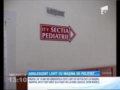 Adolescent lovit cu maşina de un poliţist într-o comună din Dâmboviţa