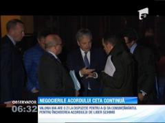 Negocierile pentru tratatul de liber schimb dintre UE şi Canada continuă