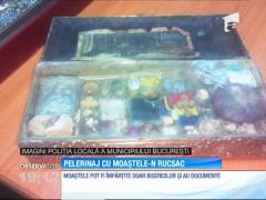 Descoperire şocantă la pelerinajul Sfântului Dumitru. Poliţiştii au dat peste un grup de credincioşi cu un rucsac plin cu moaşte!