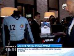 Bogdan Stelea şi-a vândut în licitaţie unul dintre tricouri pentru cauză nobilă