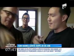 Tom Hanks cântă după 28 de ani