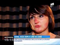 Observator pentru #Colectiv. Adina, viața după o lună de comă: ”Mi-am văzut pielea de pe mâini cum se topea şi am leşinat!”