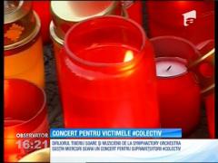 Concert de muzică simfonică pentru victimele incendiului Colectiv