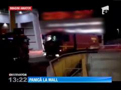 Incendiu în mall. Clienţii s-au speriat cumplit