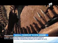 O replică a tronului de fier din popularul serial "Urzeala Tronurilor" a apărut pe un teatru de război cât se poate de real, cel din estul Ucrainei