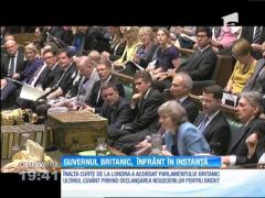 Justiţia britanică dă o lovitură grea guvernului condus de Theresa May