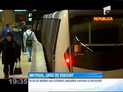 Siguranţa la metrou, în caz de incendiu sau cutremur, nu există