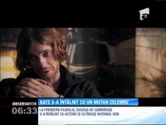 Ducesa de Cambridge s-a întâlnit cu motanul Bob