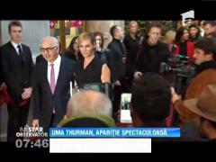 Actriţa Uma Tharman, apariţie de senzaţie la un târg de Crăciun din Paris