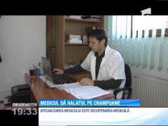 Medicul care dă halatul pe echipamentul de fotbalist