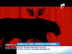 Robbie Williams, nud pe coperta unei reviste adresată comunităţii homosexuale