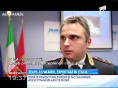 Ţeapa asfaltării, exportată în Italia