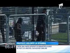Confruntări între poliţia turcă şi mai mulţi manifestanţi care protestau faţă de arestarea unor ziarişti