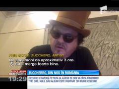 Zucchero se pregăteşte să revină în România