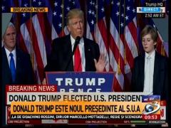 PRIMUL discurs al lui Donald Trump după ce a devenit preşedintele SUA
