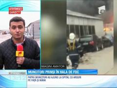 Şase muncitori, la un pas să ardă de vii