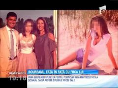 Cristian Boureanu, față în față cu fiica sa