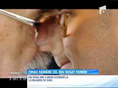 Ion Ţiriac rămâne cel mai bogat român