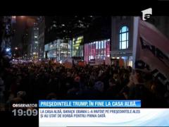 Donald Trump, contestat de mii de americani