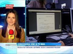 Şefii pot face concedieri şi prin e-mail