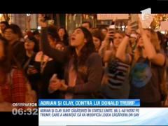 Cuplul de homosexuali care a cerut Curţii noastre Constiţionale să le recunoască mariajul şi în România se teme de Donald Trump