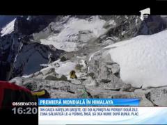 Doi alpiniști români sunt primii oameni care au pășit pe vârful Peak 5 din munții Himalaya