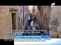 A fost zi de proteste în Veneţia