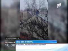 Incendiu violent în Ploieşti