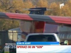 Pasagerii dintr-un avion, speriați de un OZN!