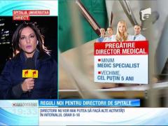 Reguli noi pentru directorii de spitale