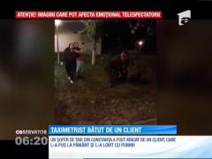 Un taximetrist din Constanţa a fost bătut de un client