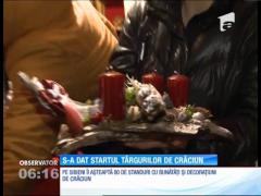 Atmosferă de basm în centrul Sibiului! A început Târgul de Crăciun