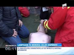 Ziua mondială a victimelor accidentelor de circulaţie! Peste 100 de lampioane au fost lansate în Bistriţa în memoria victimelor tragediilor rutiere
