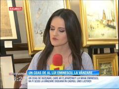 Ceasul de buzunar al lui Mihai Eminescu, scos la licitație