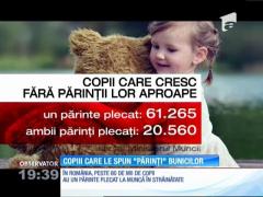 Copiii care le spun ”părinți” bunicilor: Poveştile impresionante ale copiilor pe care părinţii i-au uitat în ţară