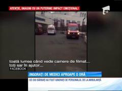 Doi bolnavi au fost abandonați în curtea Spitalului Universitar din Capitală