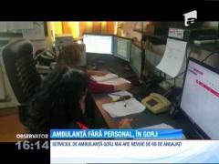 Serviciul de Ambulanță Gorj mai are nevoie de 69 de angajați