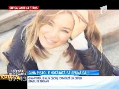 Gina Pistol e hotărâtă să spună "DA"