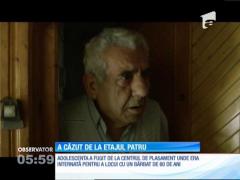 O adolescentă a căzut  în gol de la etajul patru al unui bloc din Caransebeş