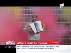 SPECIAL! Un regizor american a filmat un videoclip în doar patru secunde