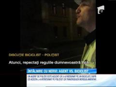 Un agent de poliție, acuzat că s-a răzbunat pe un biciclist