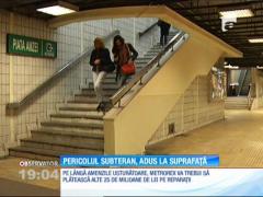 Raport ISU: românii care circulă cu metroul bucureştean NU sunt în siguranţă! Sunt probleme care nu pot fi rezolvate din motive de proiectare