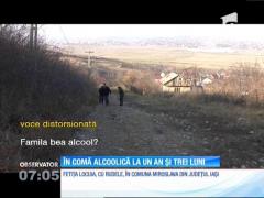 În comă alcoolică la un an și trei luni. Femeia care are grijă de copil i-ar fi dat pufuleţi înmuiaţi în vin!