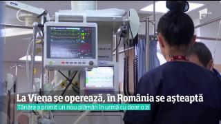 SCANDALUL transplanturilor! Povestea unei tinere care a suferit un nou transplant de plămân, la Viena, din cauza unei bacterii luate din spitalele româneşti