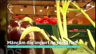 Sărbătorile vin cu probleme vechi: şi de acest Crăciun, românii vor mânca legume din import. Iar cele româneşti se strică în depozite