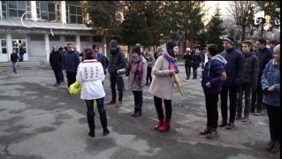 Tricolor uman în cinstea Zilei Naţionale, la Botoşani