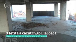 O fetiţă de 12 ani a murit după ce a căzut în gol de la etajul al cincilea al unui bloc în construcţie