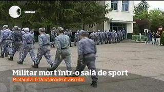 Dramă în Botoşani, un militar a murit într-o sală de fitness