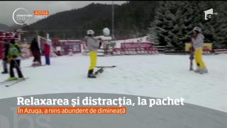 Românii se distrează de minune în staţiunile montane, în mini-concediul de 1 Decembrie