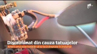 Unul dintre cei mai căutaţi artişti tatuatori din Dallas, dat afară dintr-un restaurant din cauza desenelor de pe piele